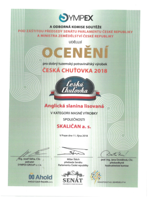 Anglická slanina lisovaná