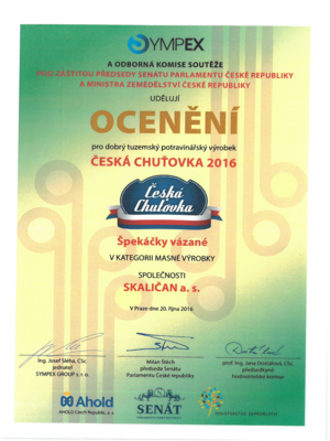 Špekáčky vázané