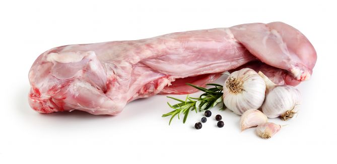 Králík celý bez hlavy 1430g mražený
