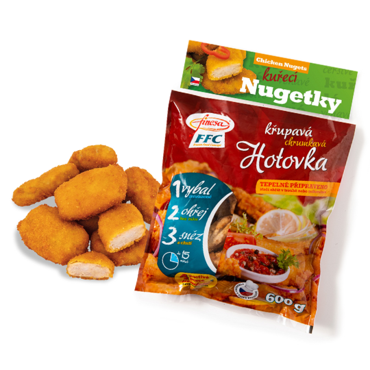 Kuřecí nugety 600g mražené